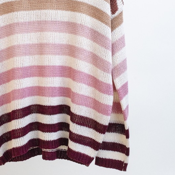 Last 1! NWT Lightweight Striped Sweater - Picture 8 of 8
